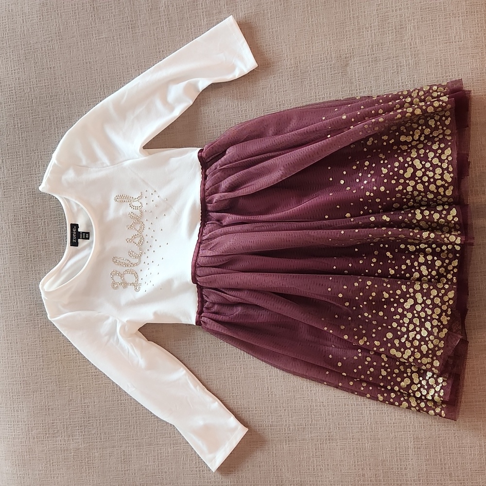 Adorable festive dress - like new